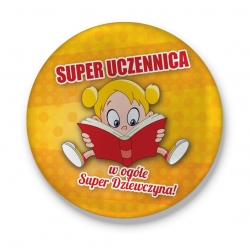 Przypinka Super Dziewczyna